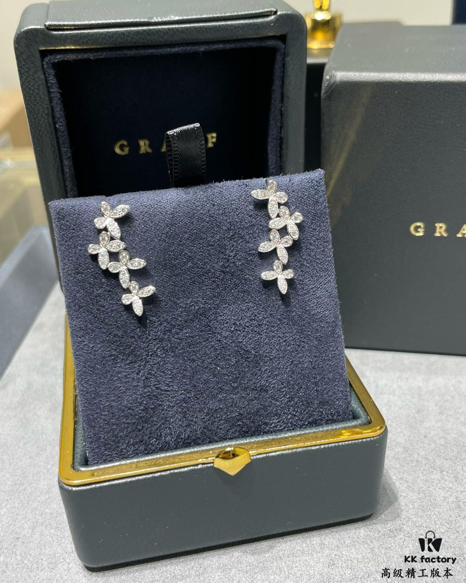 6930138712f62673a6fac828 Graff Four Butterfly Stud Earrings, High Jewelry Collection