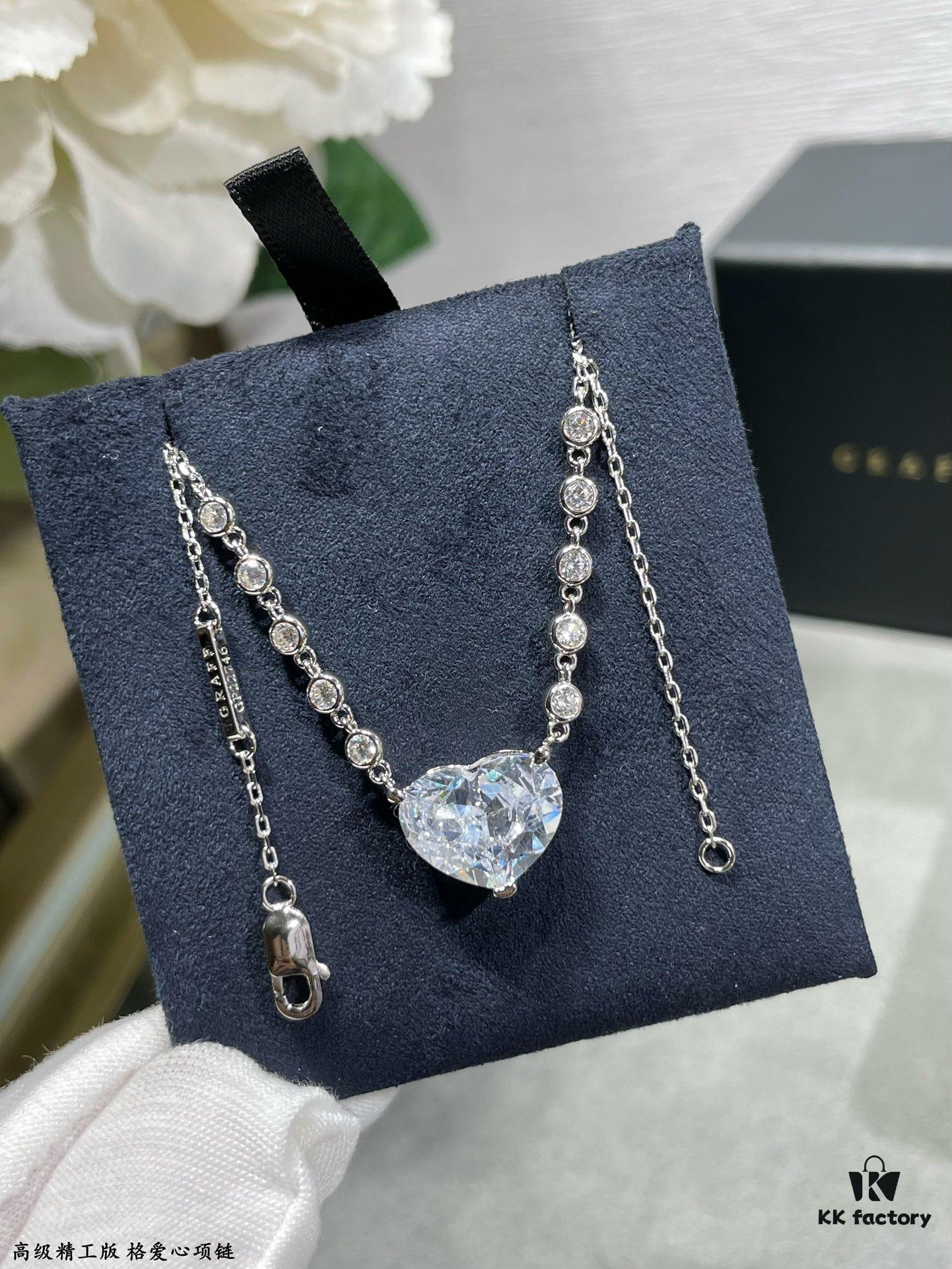 6930138d12f62673a6fac82e Graff Heart Necklace, Custom-Cut 160-Facet Zirconia with High Refractive Index, Bling Bling Sparkle, Exclusive Design, Heart-Shaped Carbon Diamond, Full S925 Sterling Silver, Dual-Tone Plating, Platinum-Inspired Diamond Setting, Elegant and Generous