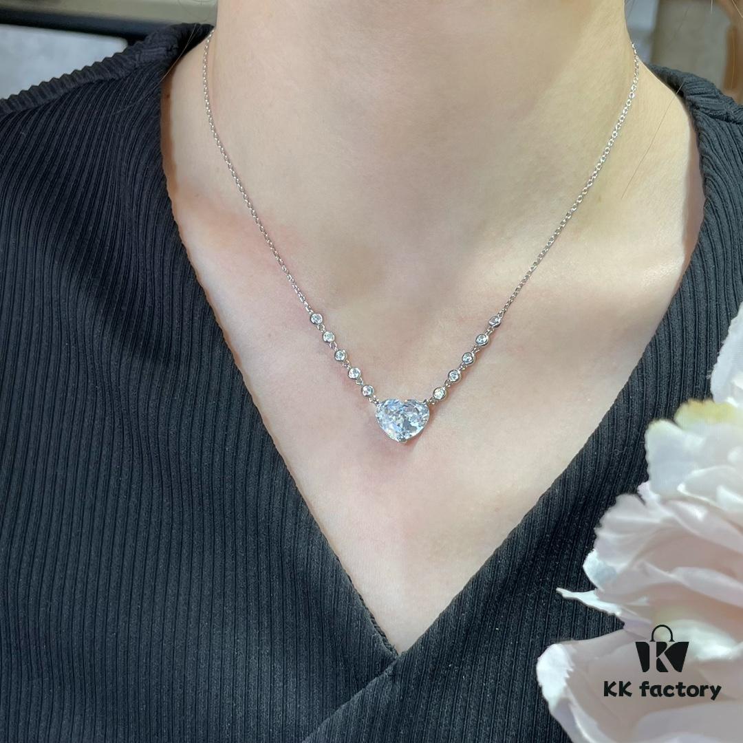 6930139012f62673a6fac832 Graff Heart Necklace, Custom-Cut 160-Facet Zirconia with High Refractive Index, Bling Bling Sparkle, Exclusive Design, Heart-Shaped Carbon Diamond, Full S925 Sterling Silver, Dual-Tone Plating, Platinum-Inspired Diamond Setting, Elegant and Generous