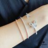 6930139d12f62673a6fac844 Graff Double Butterfly Open Bangle Bracelet Jewelry Featuring Top-Tier Zirconia