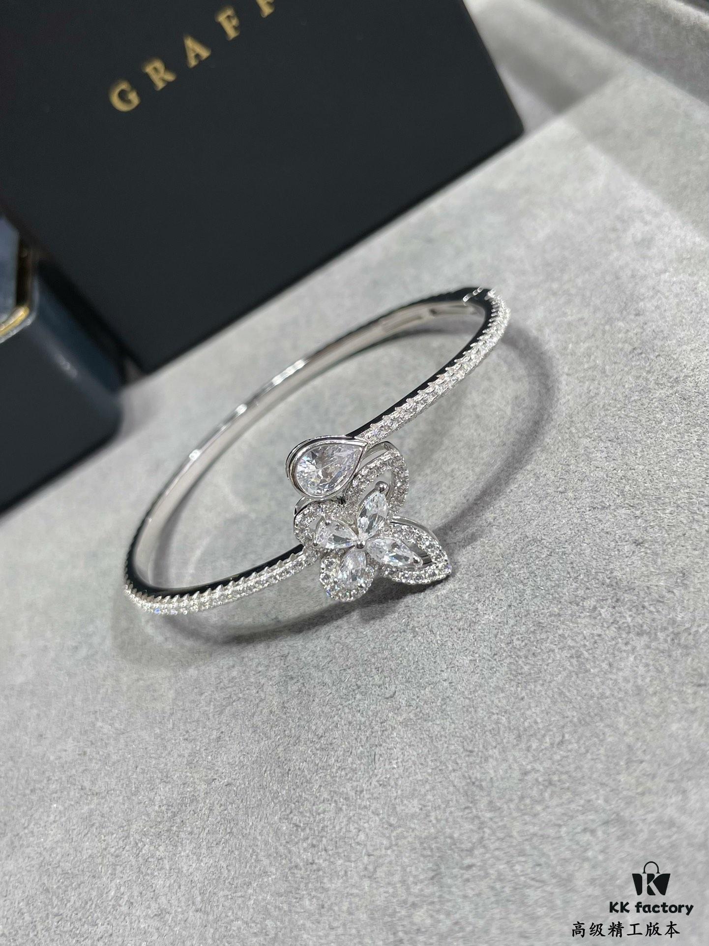 693013a712f62673a6fac852 Graff Butterfly Teardrop Bracelet Jewelry with Top Quality Zirconia, Vivid and Exquisitely Crafted