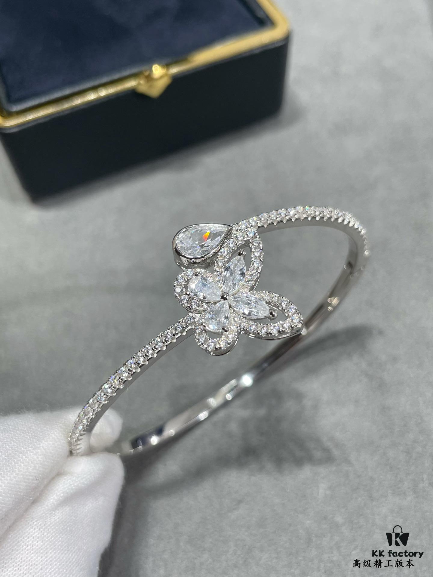 693013a812f62673a6fac854 Graff Butterfly Teardrop Bracelet Jewelry with Top Quality Zirconia, Vivid and Exquisitely Crafted
