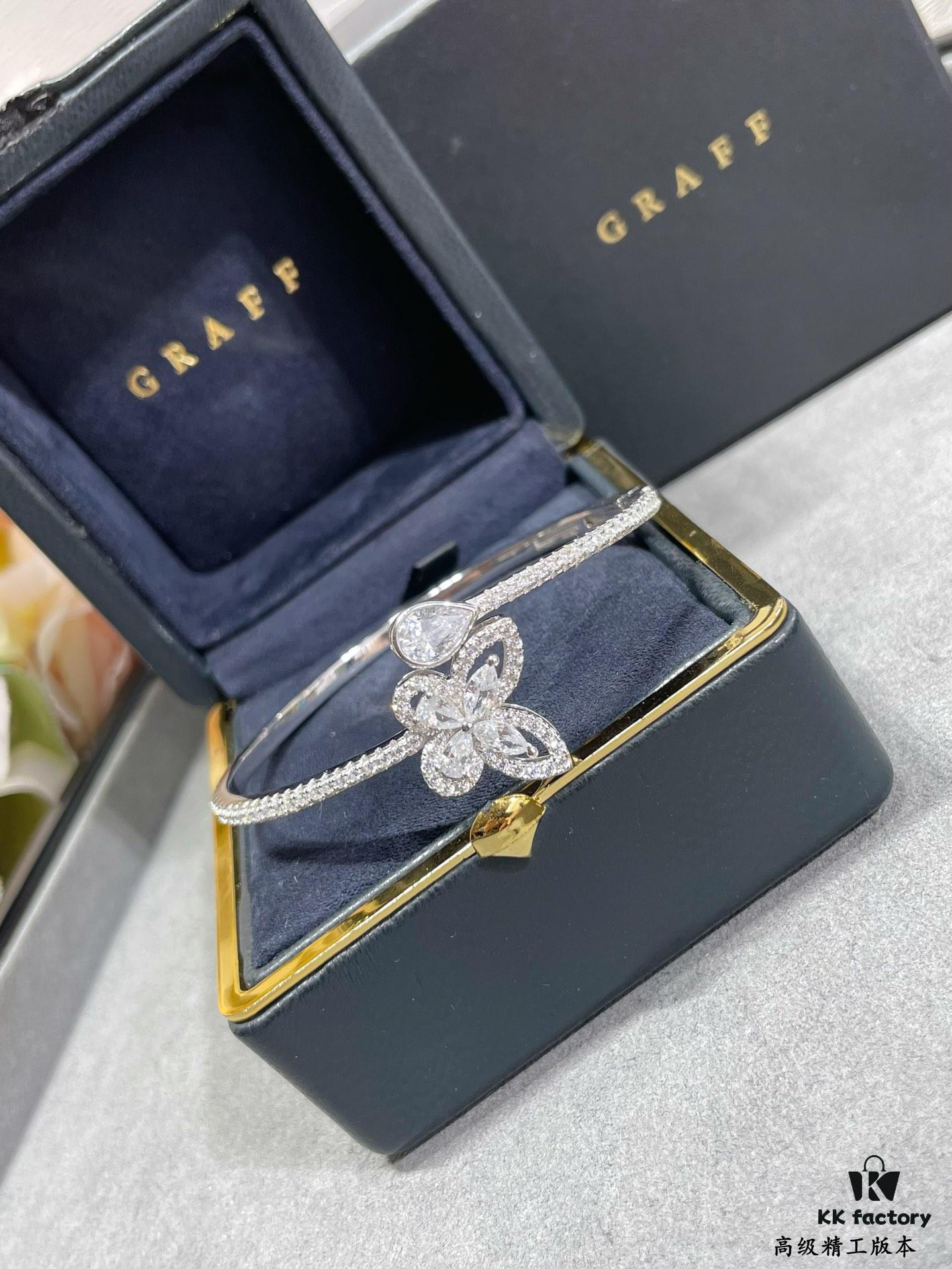 693013ab12f62673a6fac859 Graff Butterfly Teardrop Bracelet Jewelry with Top Quality Zirconia, Vivid and Exquisitely Crafted