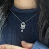 GRAFF Colored Diamond Butterfly Necklace