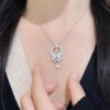 GRAFF Colored Diamond Butterfly Necklace