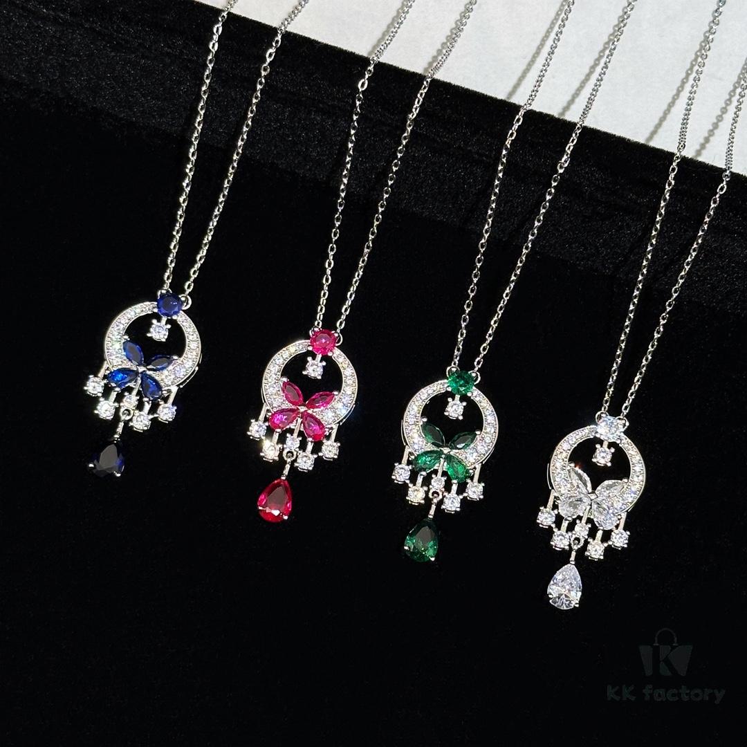 ❗️New Arrival❗️ GRAFF Colored Diamond Butterfly Necklace