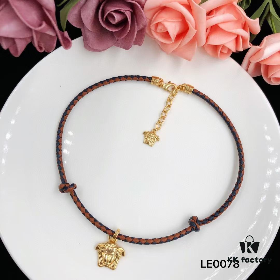 693013e412f62673a6fac8b2 Original Quality 👑 Versace Medusa Maze Design Necklace