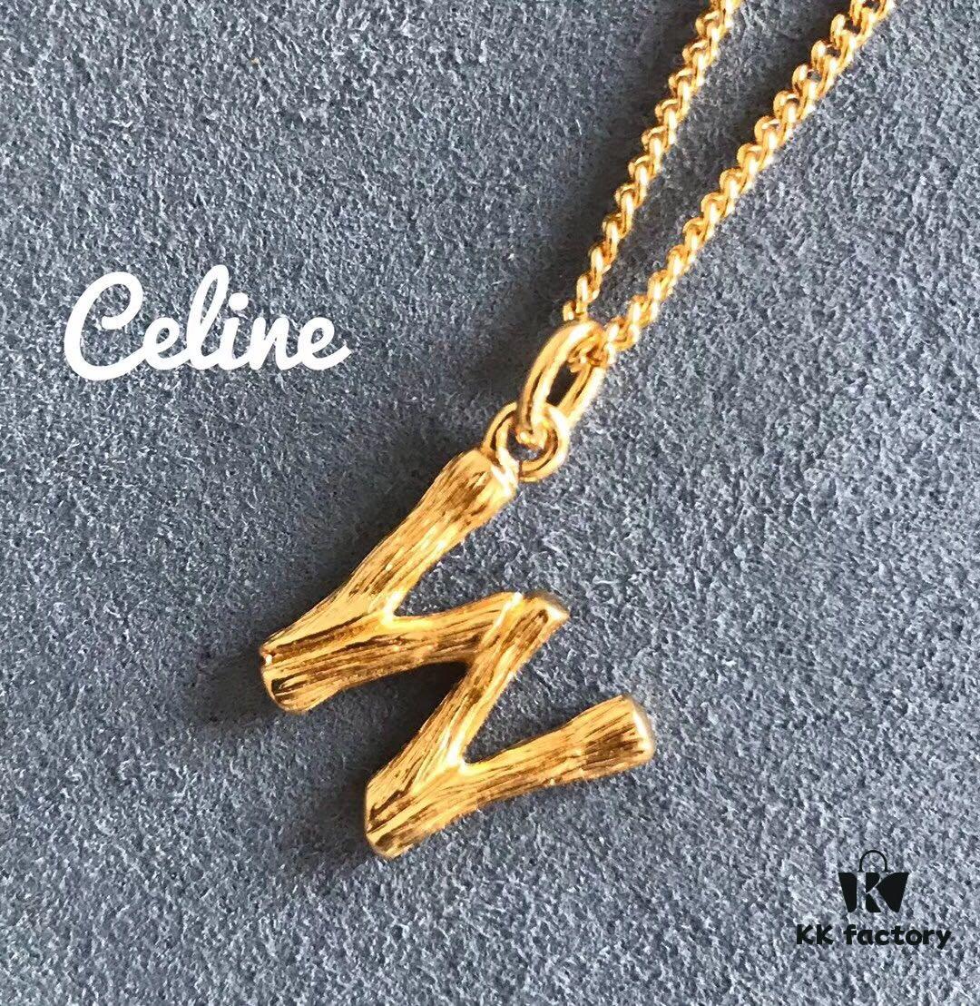 693013f112f62673a6fac8c4 Celine Letter Necklace, Must-Have Fashion Accessory