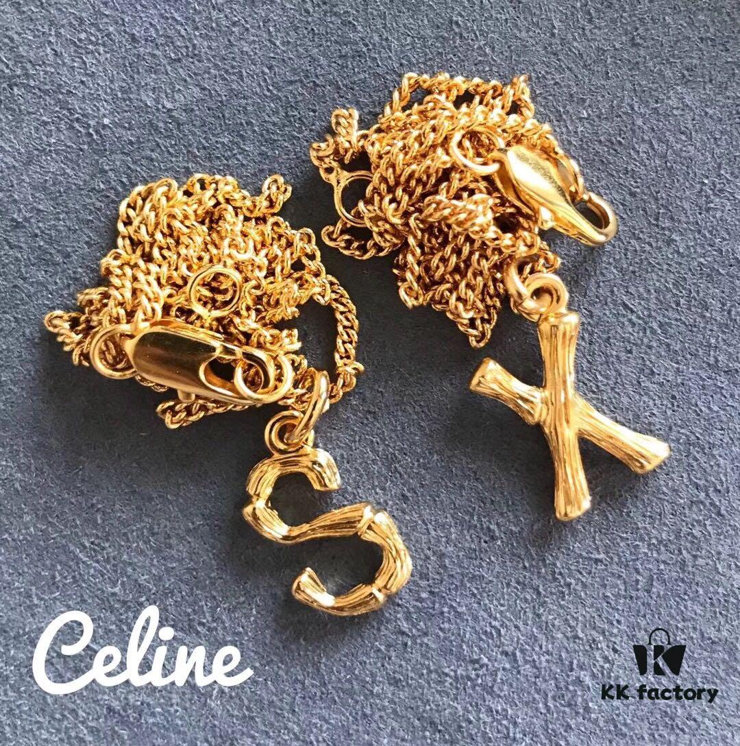 693013f212f62673a6fac8c7 Celine Letter Necklace, Must-Have Fashion Accessory
