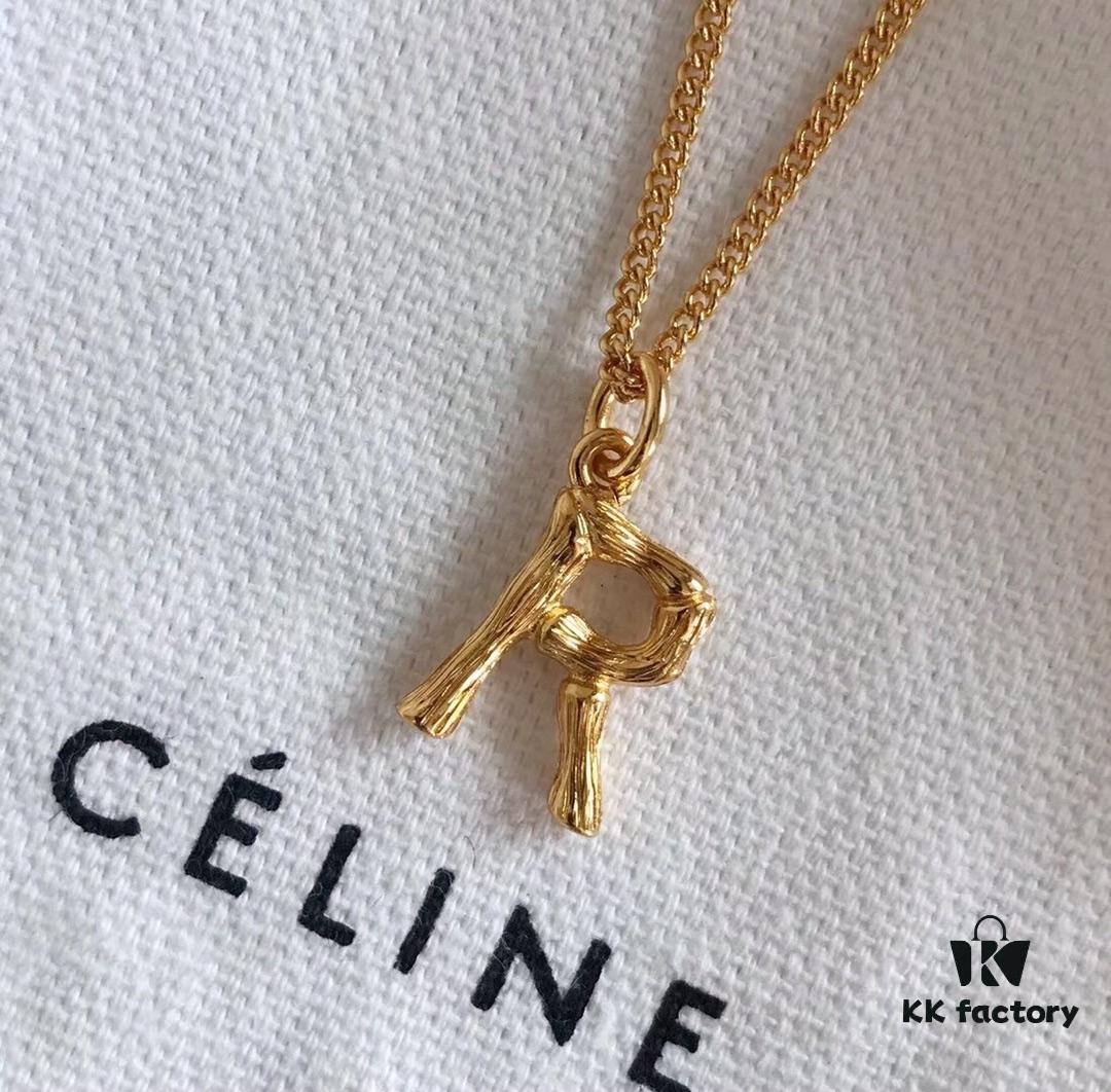 693013f412f62673a6fac8c8 Celine Letter Necklace, Must-Have Fashion Accessory