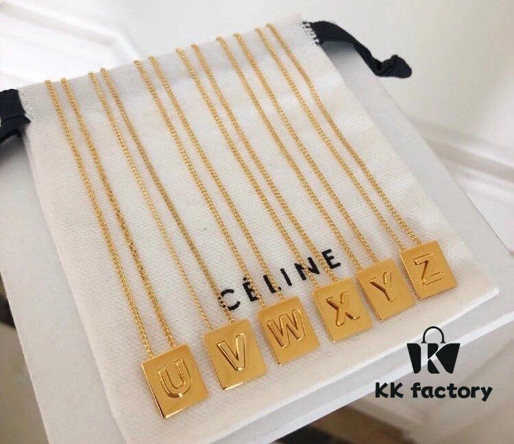 693013f612f62673a6fac8cc Celine S925 Sterling Silver Alphabet Pendant Necklace – All 26 Letters Available! Adjustable Chain with Custom 3D Cubic Letter Design, Premium Craftsmanship, Elegant and Versatile for Every Style