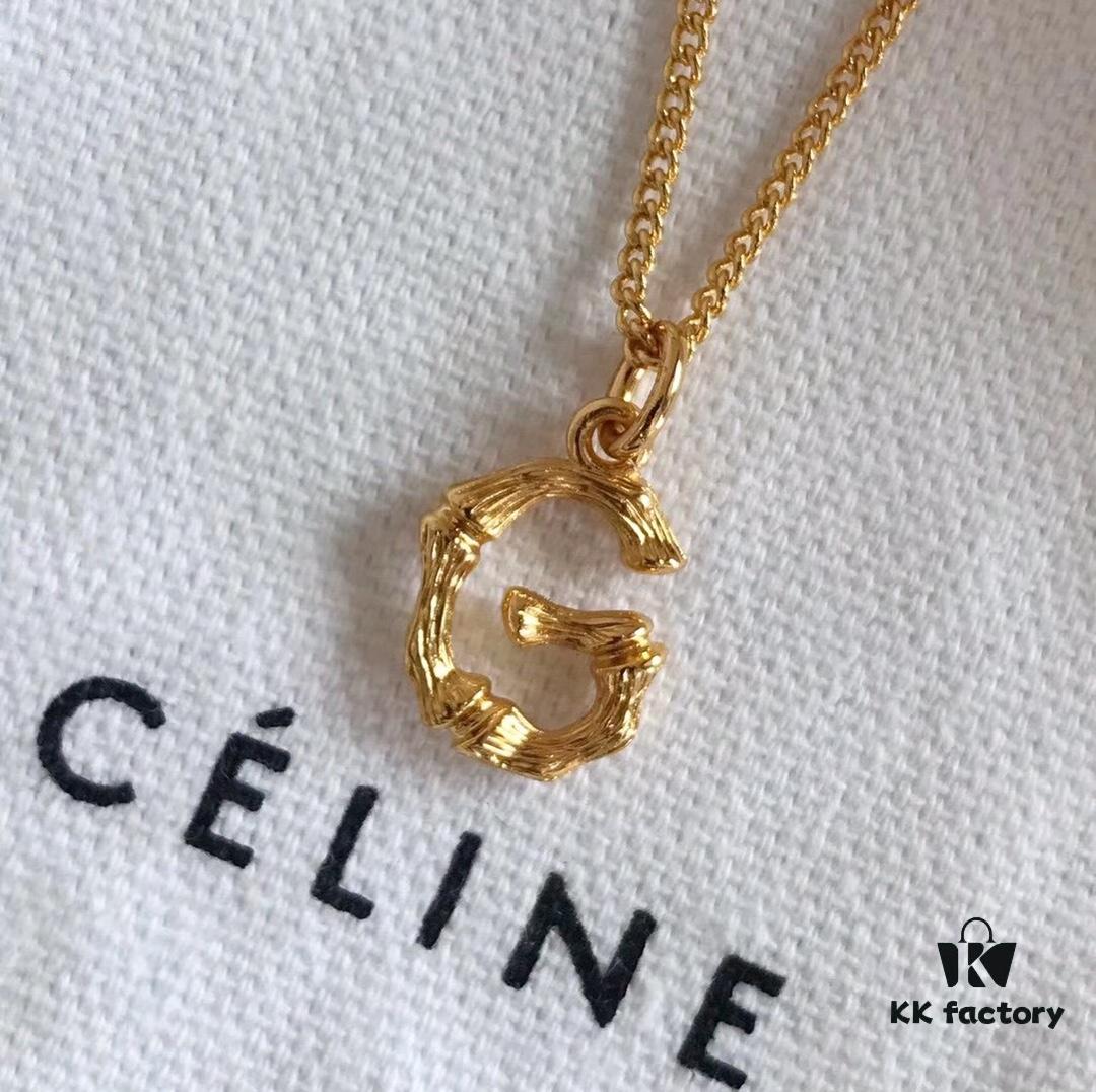 693013f712f62673a6fac8cd Celine Letter Necklace, Must-Have Fashion Accessory