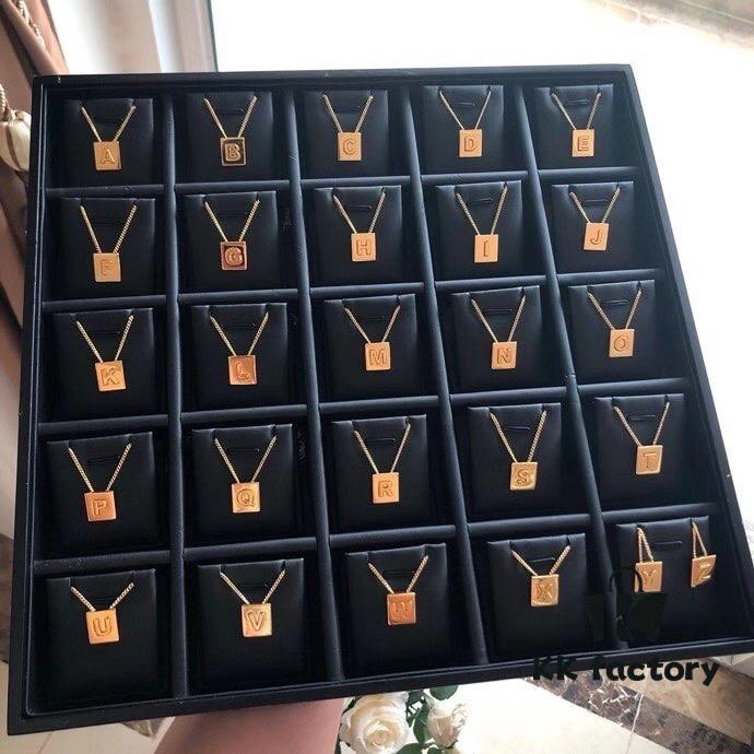 693013f712f62673a6fac8cf Celine S925 Sterling Silver Alphabet Pendant Necklace – All 26 Letters Available! Adjustable Chain with Custom 3D Cubic Letter Design, Premium Craftsmanship, Elegant and Versatile for Every Style