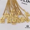 CELINE/Celine Trendy Minimalist Luxury Gold Zodiac Necklace Extremely Versatile