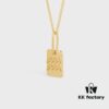 6930140612f62673a6fac8e5 CELINE - Minimalist Luxury Square Pendant Necklace