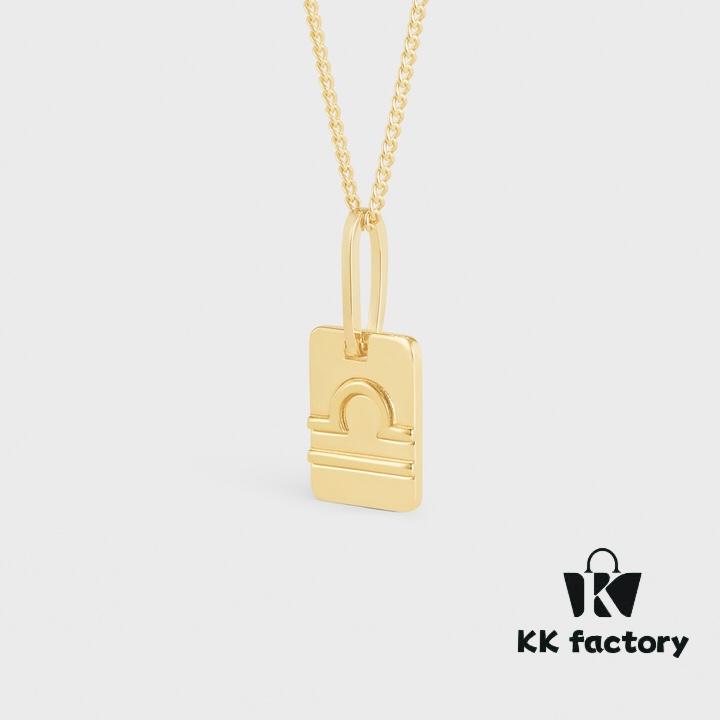 6930140712f62673a6fac8e7 CELINE - Minimalist Luxury Square Pendant Necklace