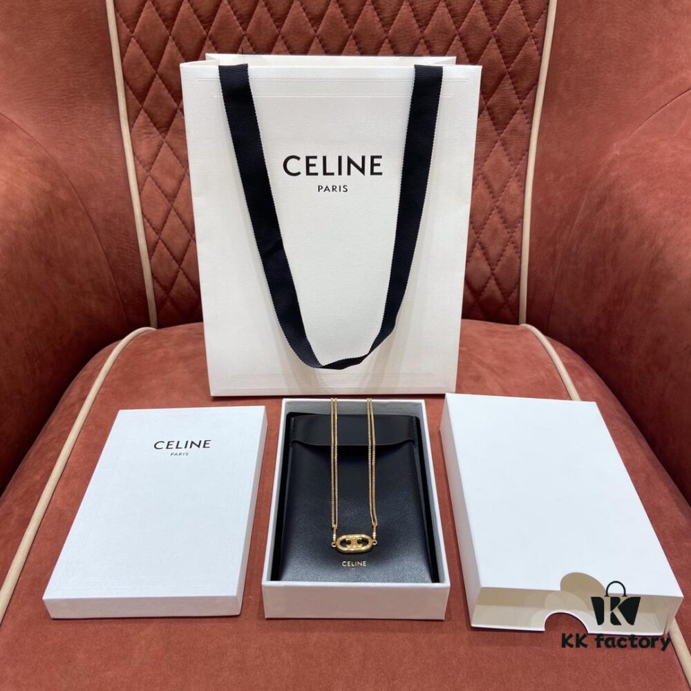 6930141912f62673a6fac8fe Celine Triumph Arch Necklace