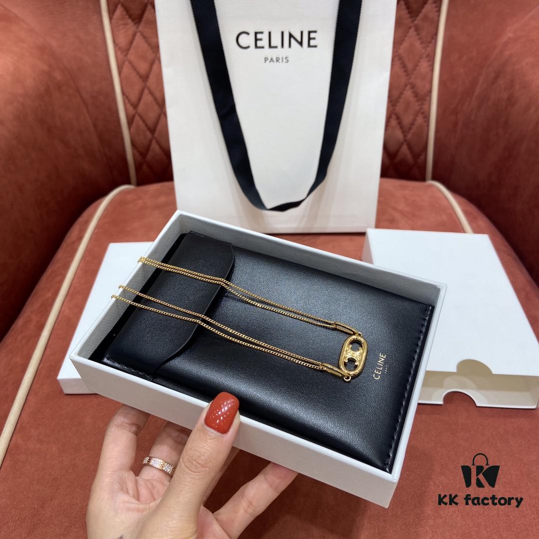 Celine Triumph Arch Necklace
