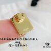 6930141912f62673a6fac900 Celine ALPHABET 19 New Arrival 26 Cube Letter Necklace in Gold-Tone Brass