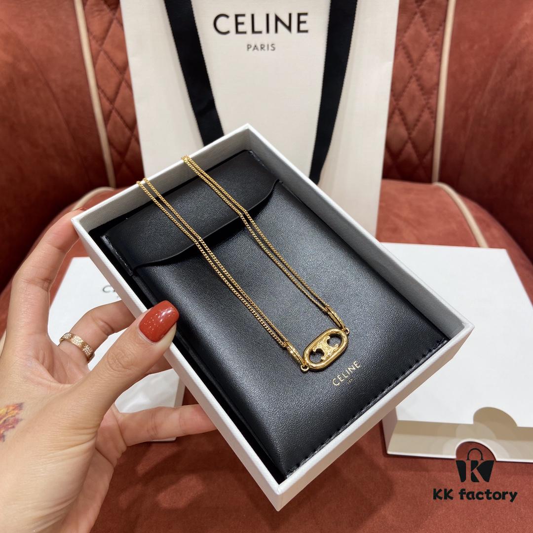 Celine Triumph Arch Necklace