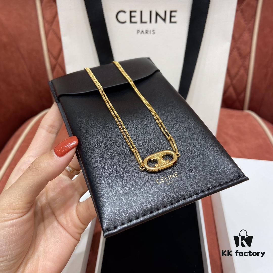 Celine Triumph Arch Necklace