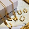 6930142b12f62673a6fac91b Celine Hot Sale! New Arrival Worldwide First Release! Celine 2021 New Alphabet Earrings and Necklace Multi-Wear Design