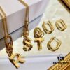 6930142c12f62673a6fac91d Celine Hot Sale! New Arrival Worldwide First Release! Celine 2021 New Alphabet Earrings and Necklace Multi-Wear Design