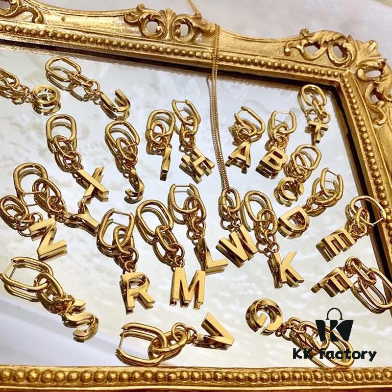6930143212f62673a6fac925 Celine Hot Sale! New Arrival Worldwide First Release! Celine 2021 New Alphabet Earrings and Necklace Multi-Wear Design