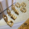 6930143412f62673a6fac928 Celine Hot Sale! New Arrival Worldwide First Release! Celine 2021 New Alphabet Earrings and Necklace Multi-Wear Design