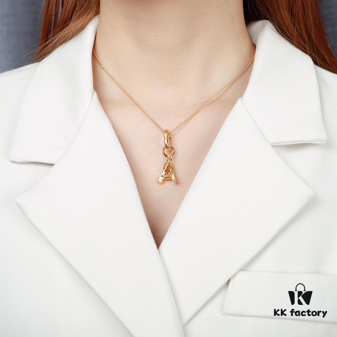 6930143512f62673a6fac92a 2021 New Arrival 🌟 Celine Necklace, Popular Style, Exquisite Craftsmanship, Premium Look, Solid Brass Material Matching Retail Quality, Versatile Sweet and Edgy Design, In Stock