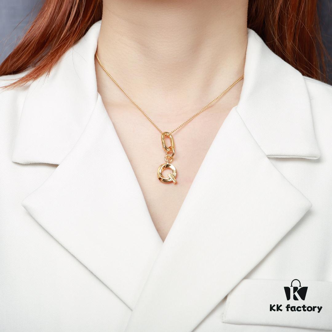 6930144012f62673a6fac93a 2021 New Arrival 🌟 Celine Necklace, Bestselling Style, Exquisite Craftsmanship, Premium Look, Solid Brass Material Matching Retail Quality, Versatile & Trendy, Ready Stock