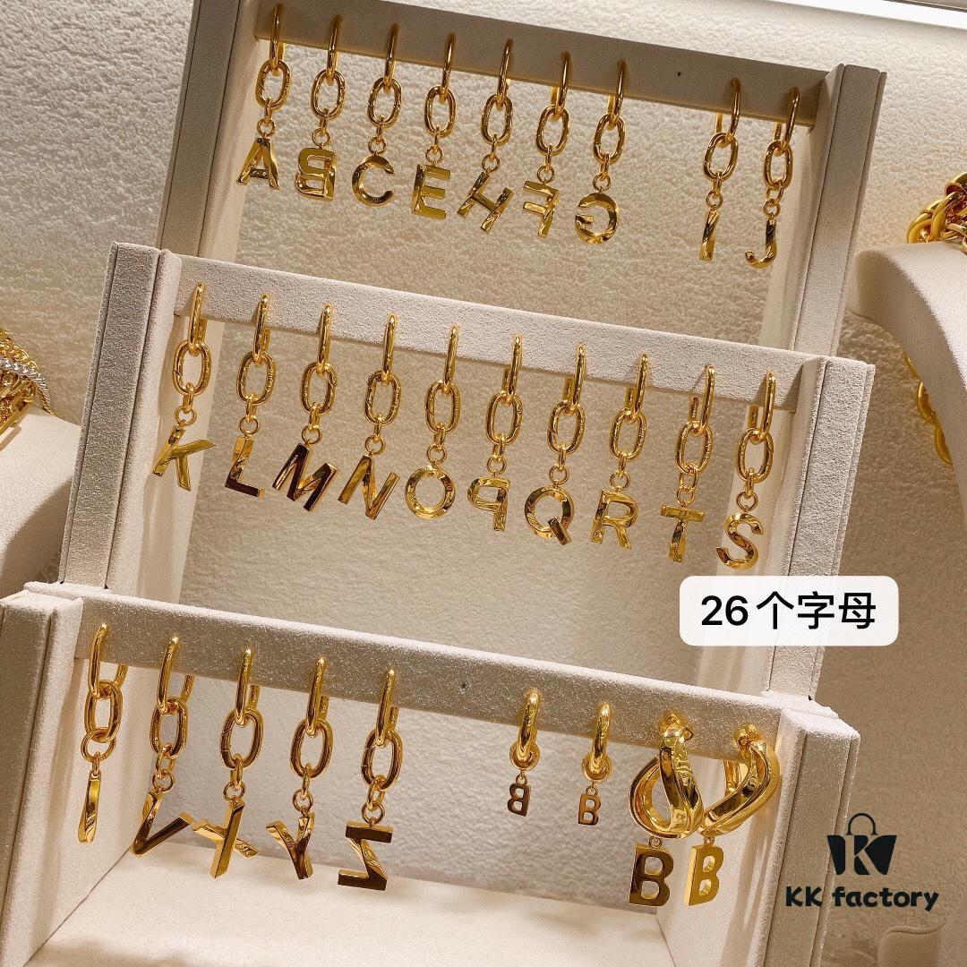 6930145b12f62673a6fac956 Celine Stud Earrings, Popular Style, Exquisitely Crafted, Stunning Look, Premium Brass Material Matching Retail Quality, Versatile Sweet and Edgy Design, In Stock