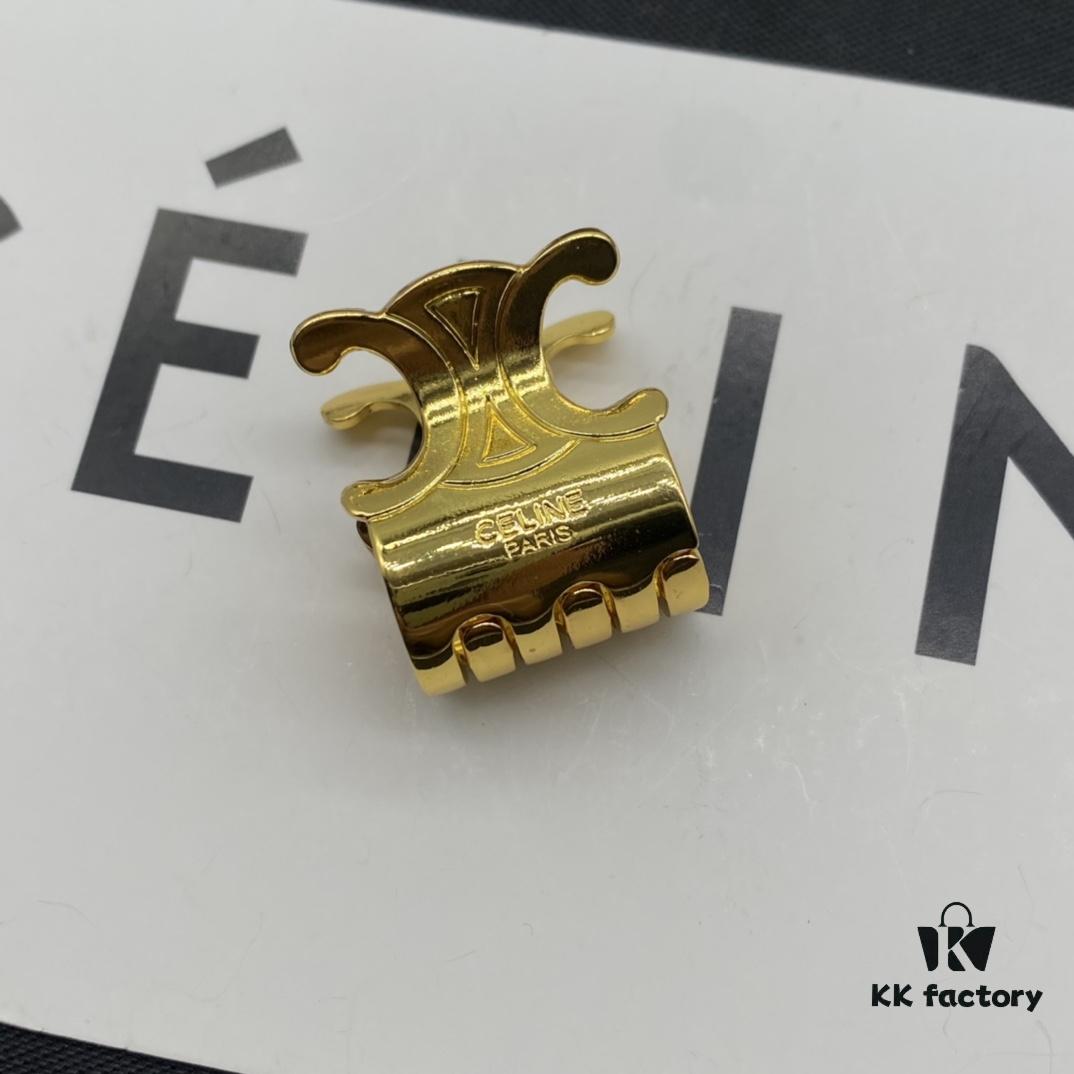 6930146912f62673a6fac964 Celine Hair Clip with Effortless European and American Style, Suitable for Various Occasions, Simple Yet Elegant, Made of Original Match Material
