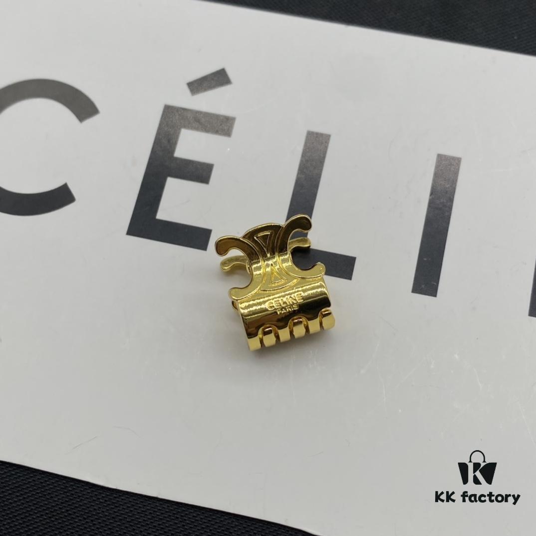 6930146912f62673a6fac965 Celine Hair Clip with Effortless European and American Style, Suitable for Various Occasions, Simple Yet Elegant, Made of Original Match Material