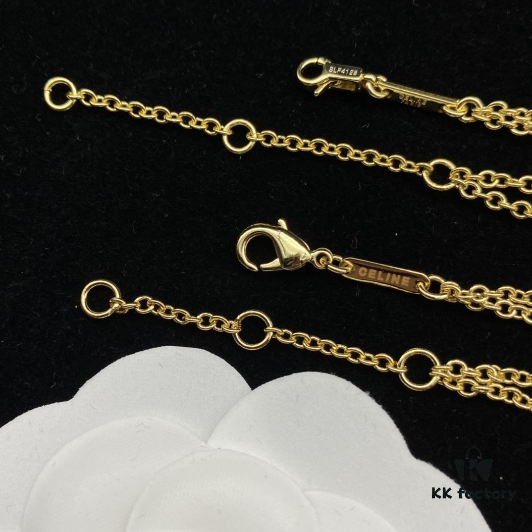 CELINE New Classic Pearl Elegant Necklace and Bracelet