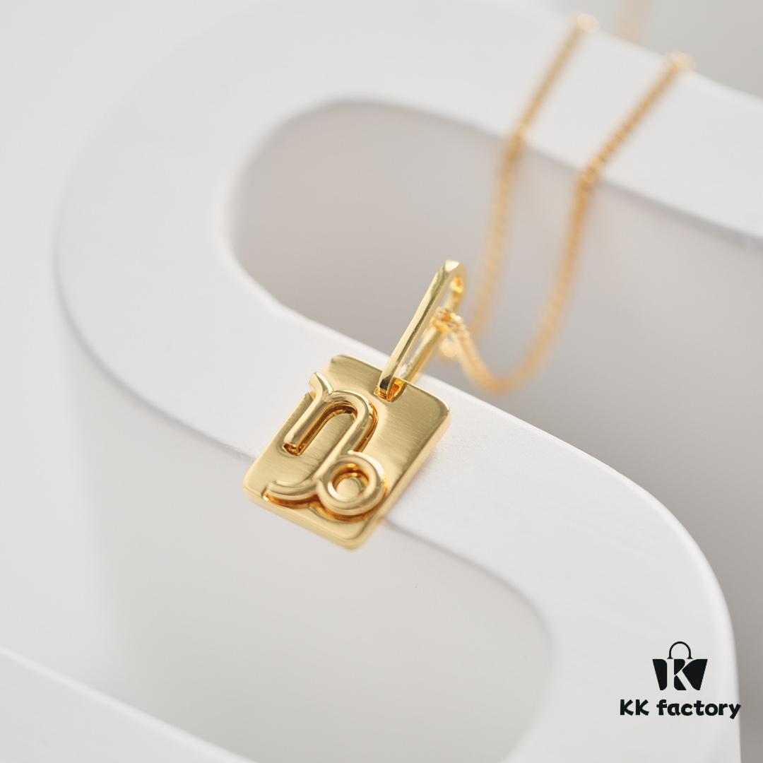 693014b612f62673a6fac9c4 Celine12 Zodiac Necklace, Highly Popular with Unique Constellation Relief Design, Made of Gold-Plated Copper Giving a Vintage and Mysterious Look