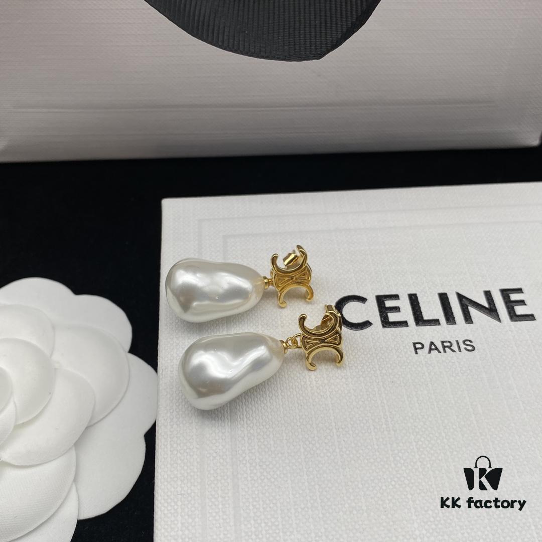CELINE Effortless European and American Style Suitable for Various Occasions, Simple Yet Elegant, Made with Original-Match Materials