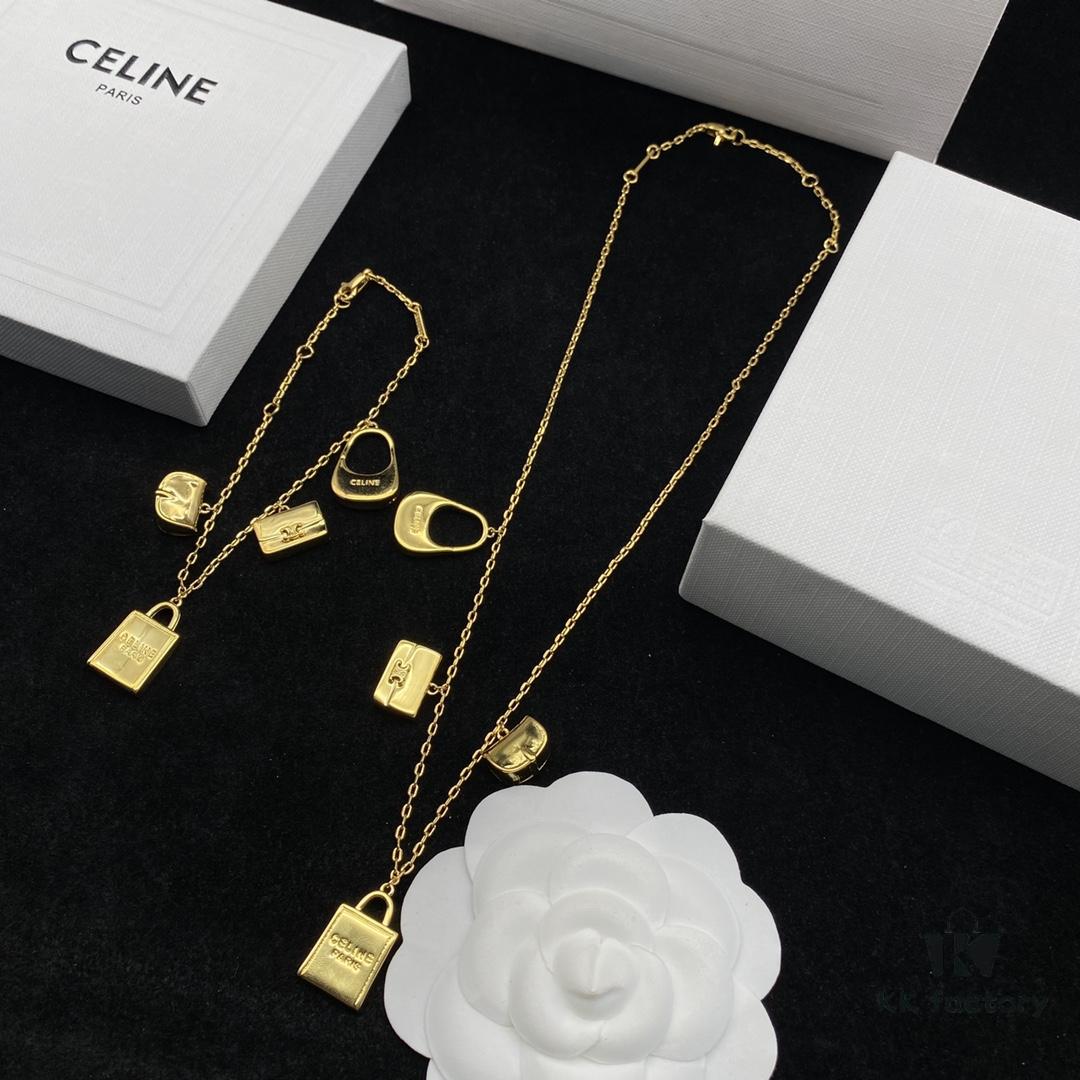 6930152412f62673a6faca12 CELINE Effortless European and American Style, Suitable for Various Occasions, Simple Yet Elegant, Same Material as Original