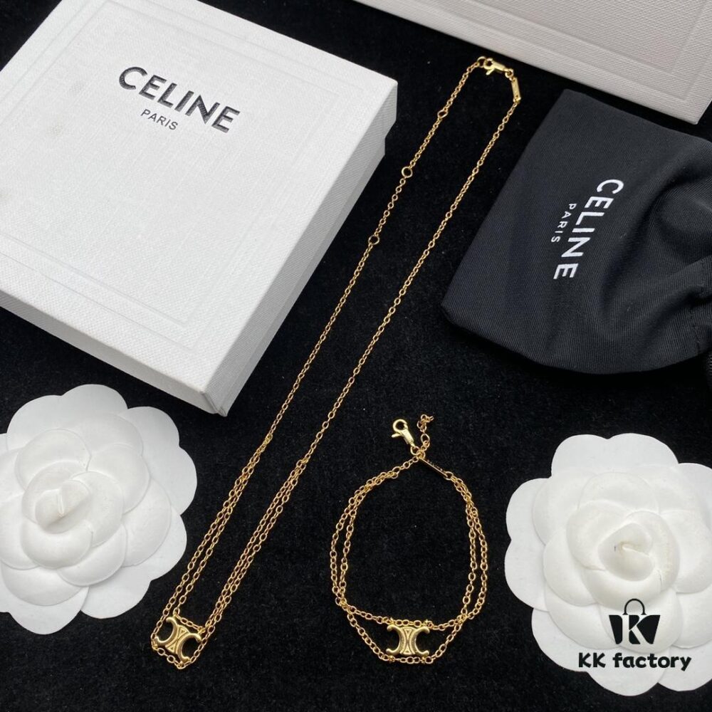 CELINE Effortless European and American Style Suitable for Various Occasions, Simple Yet Elegant, Made with Original-Match Materials