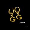 6930158a12f62673a6faca70 Celine Letter Earrings, ZP-Consistent Material! 26 Letters, Authentic Craftsmanship, Thick Gold Plating!