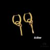 6930158d12f62673a6faca74 Celine Letter Earrings, ZP-Consistent Material! 26 Letters, Authentic Craftsmanship, Thick Gold Plating!