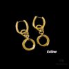 6930159112f62673a6faca78 Celine Letter Earrings, ZP-Consistent Material! 26 Letters, Authentic Craftsmanship, Thick Gold Plating!