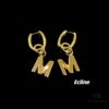 6930159212f62673a6faca7a Celine Letter Earrings, ZP-Consistent Material! 26 Letters, Authentic Craftsmanship, Thick Gold Plating!