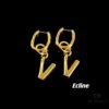 6930159912f62673a6faca7f Celine Letter Earrings, Consistent ZP Material! 26 Letters, Authentic Craftsmanship, Thick Gold Plating!