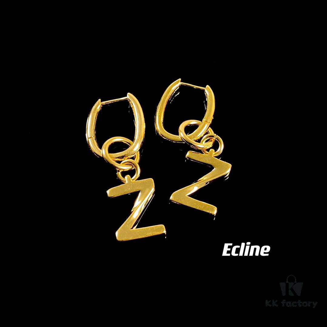 6930159c12f62673a6faca83 Celine Letter Earrings, Consistent ZP Material! 26 Letters, Authentic Craftsmanship, Thick Gold Plating!