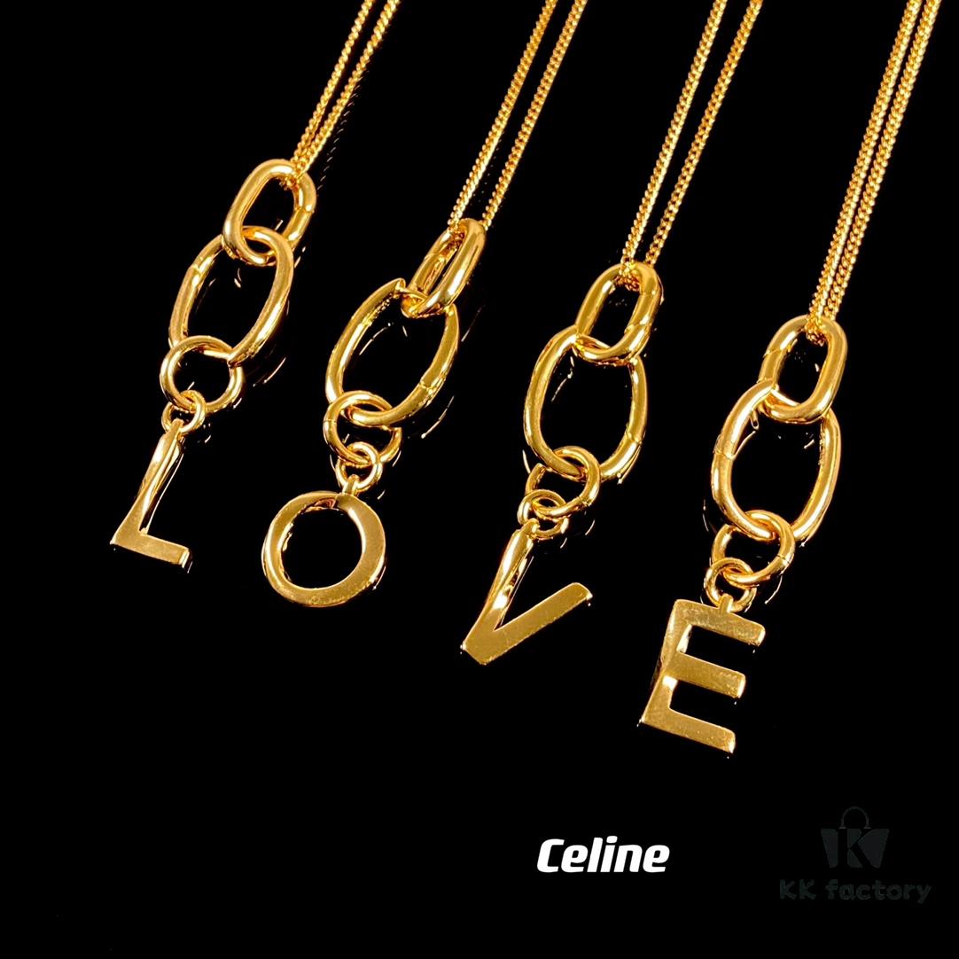 6930159e12f62673a6faca85 Celine Letter Necklace, Consistent ZP Material! Meaningful Jewelry to Wear the Important Names Close to Your Heart 💗