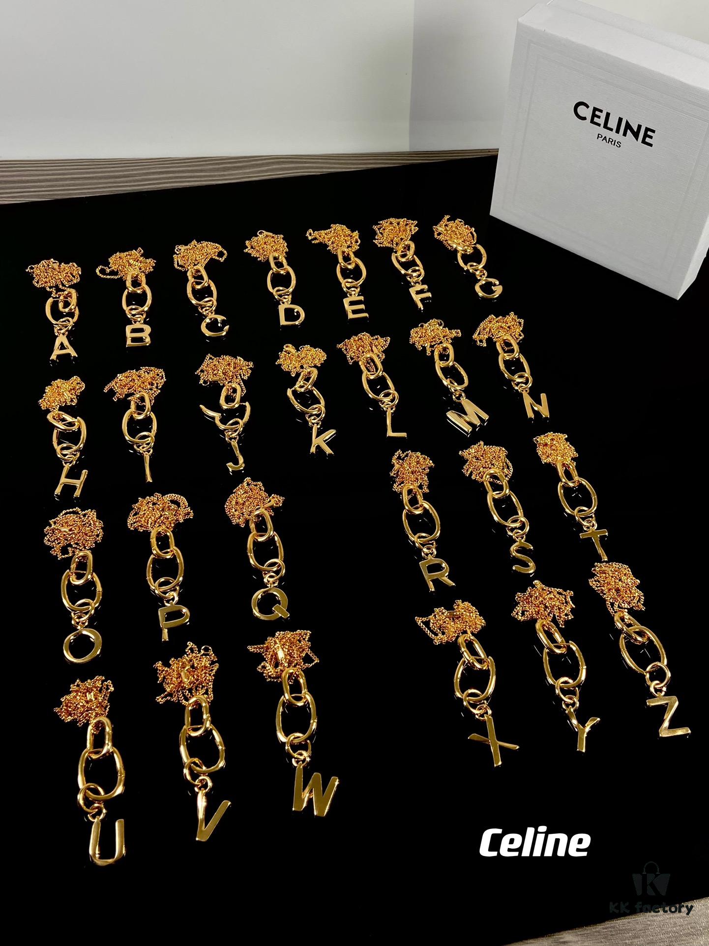 693015a412f62673a6faca8a Celine Letter Necklace, Consistent ZP Material! Meaningful Jewelry to Wear the Important Names Close to Your Heart 💗