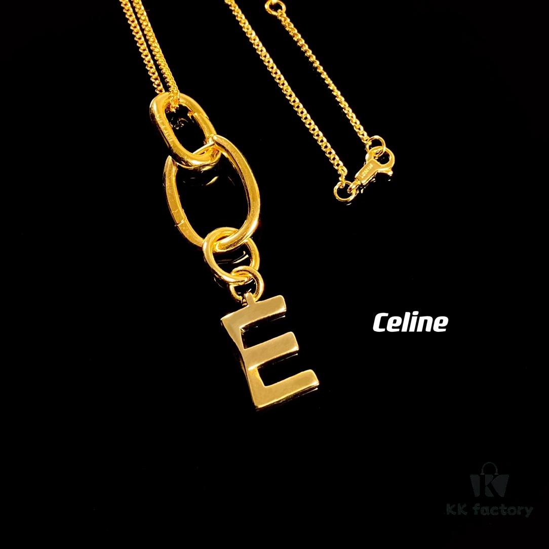 693015a512f62673a6faca8c Celine Letter Necklace, Consistent ZP Material! Meaningful Jewelry to Wear the Important Names Close to You 💗 26 Letters Available, Precise Craftsmanship, Thick Gold Plating, Versatile Everyday Essential with High Wearability – A Must-Have for Everyone!