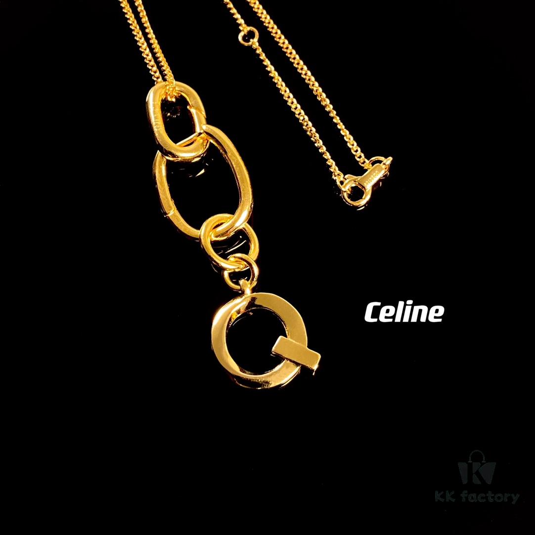 693015ab12f62673a6faca95 Celine Letter Necklace, Consistent ZP Material! Meaningful Jewelry to Wear the Important Names Close to Your Heart 💗 Available in 26 Letters, Faithful Craftsmanship, Thick Gold Plating, Versatile and Easy to Match with Daily Outfits, High Wearing Frequency – A Must-Have for Everyone!