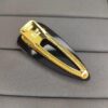 693015b612f62673a6facaa2 Celine New Arrival Vintage Yellow Brass Hair Clip